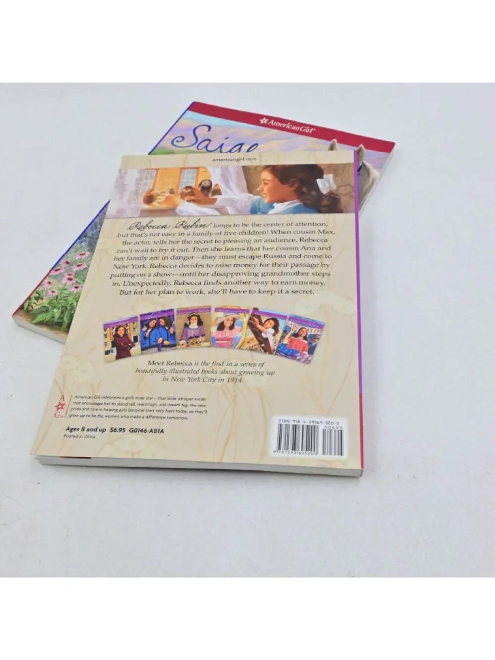 American Girl Book Set Of 4 Kit McKenna Rebecca Saige Story Paperback Collection